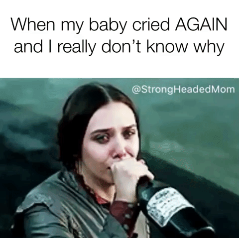 new mom struggle baby cry