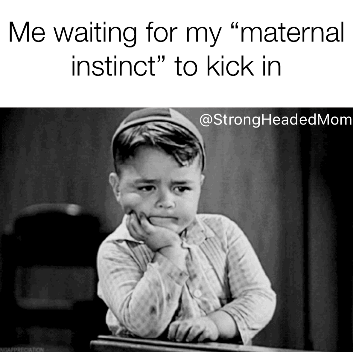 wait for maternal instinct
