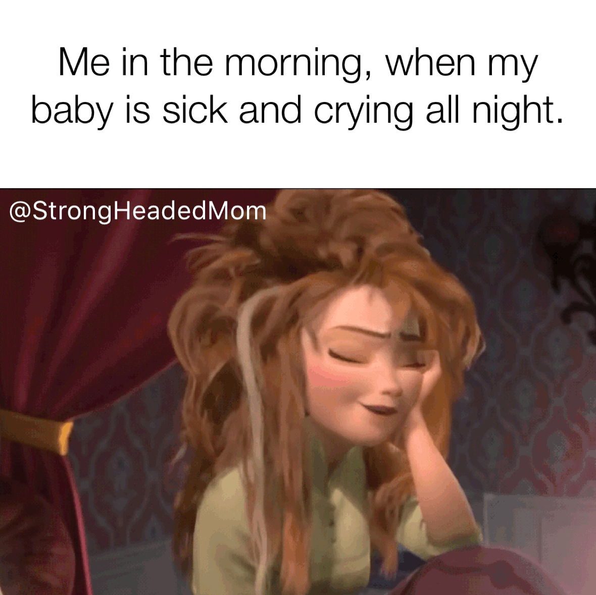 baby sick and cried all night