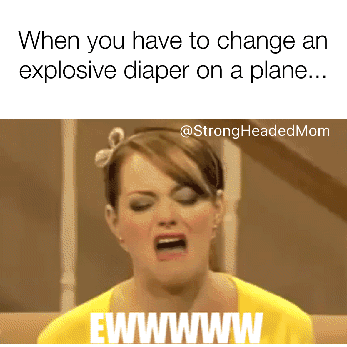 explosive diaper on plane