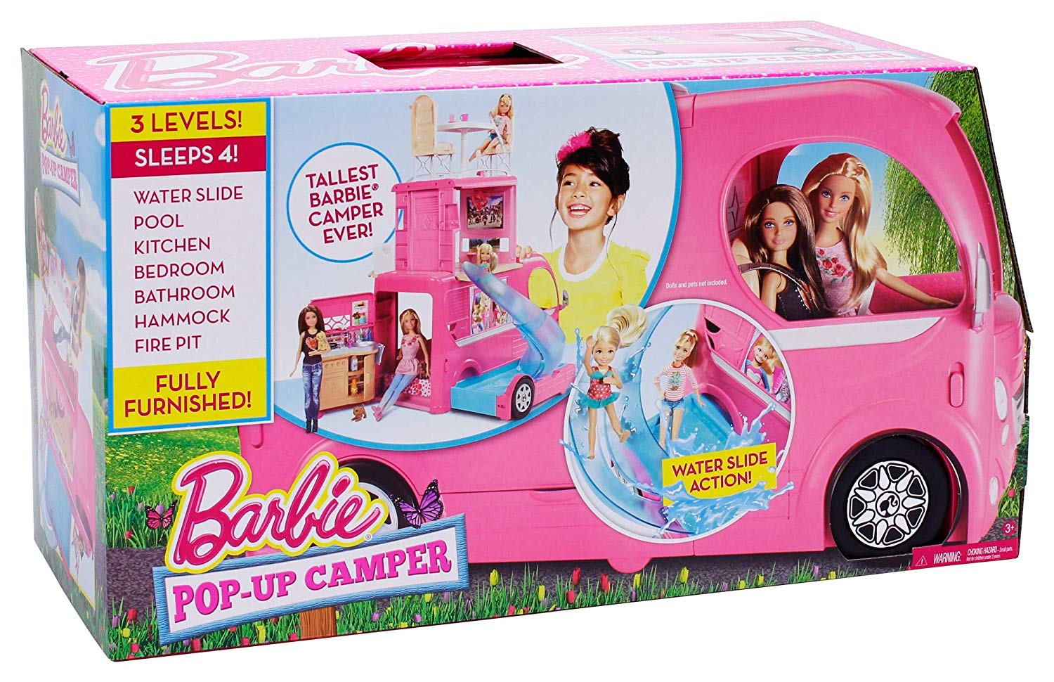 Barbie Pop-Up Camper Vehicle