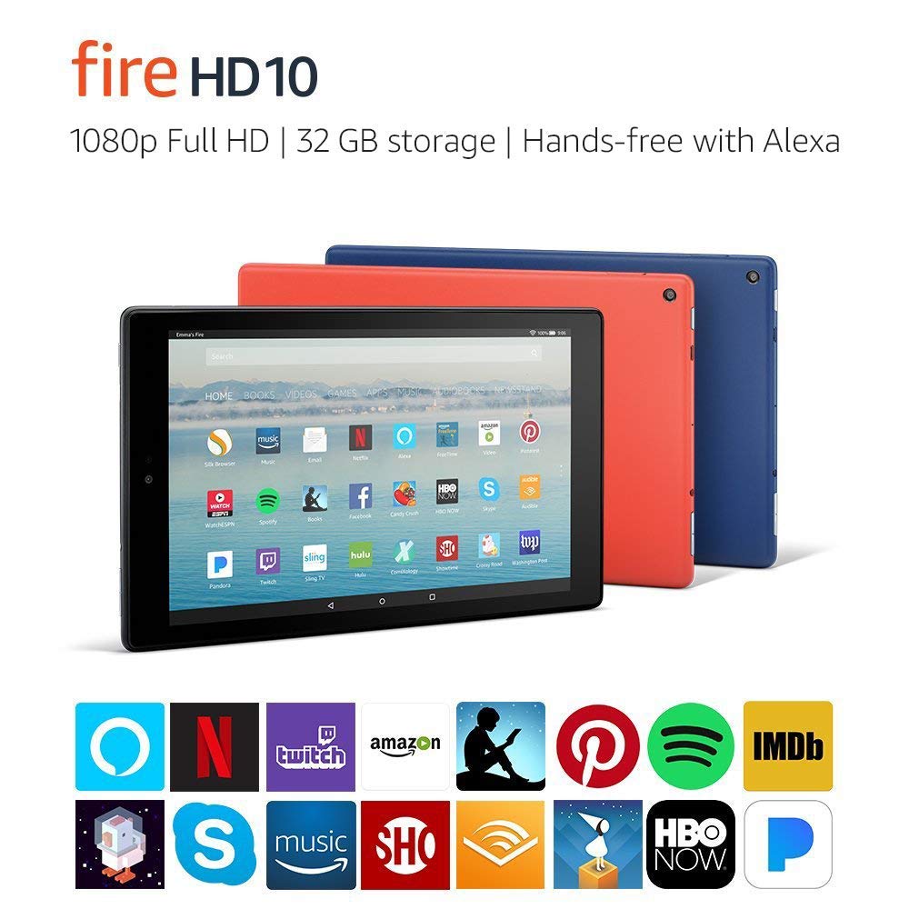 Fire HD 10 Tablet - Black, 32 GB