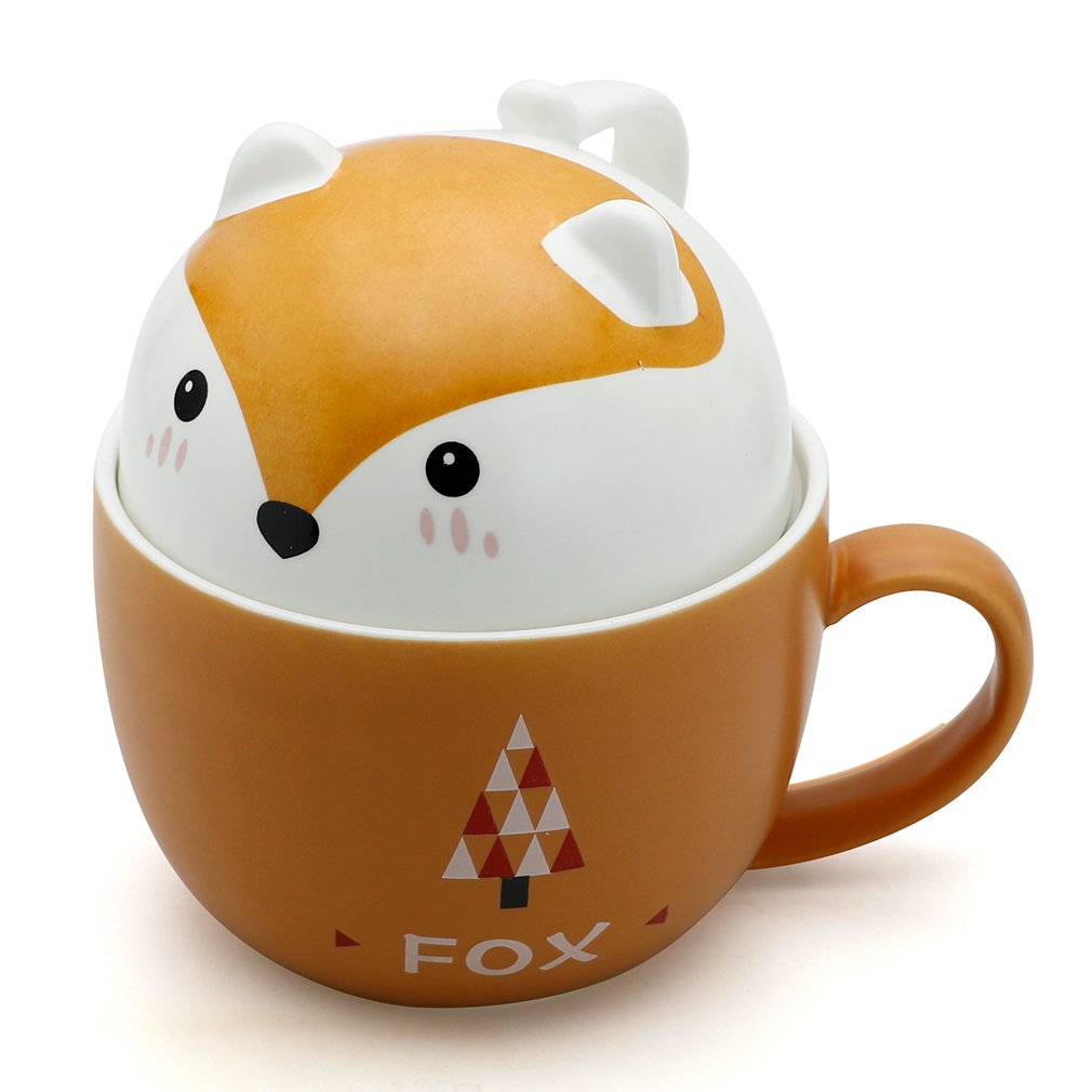 Fox Ceramic Coffee Mug Cup