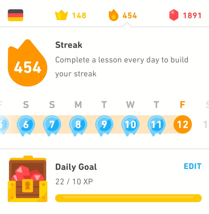 streak english 打卡 英语口语